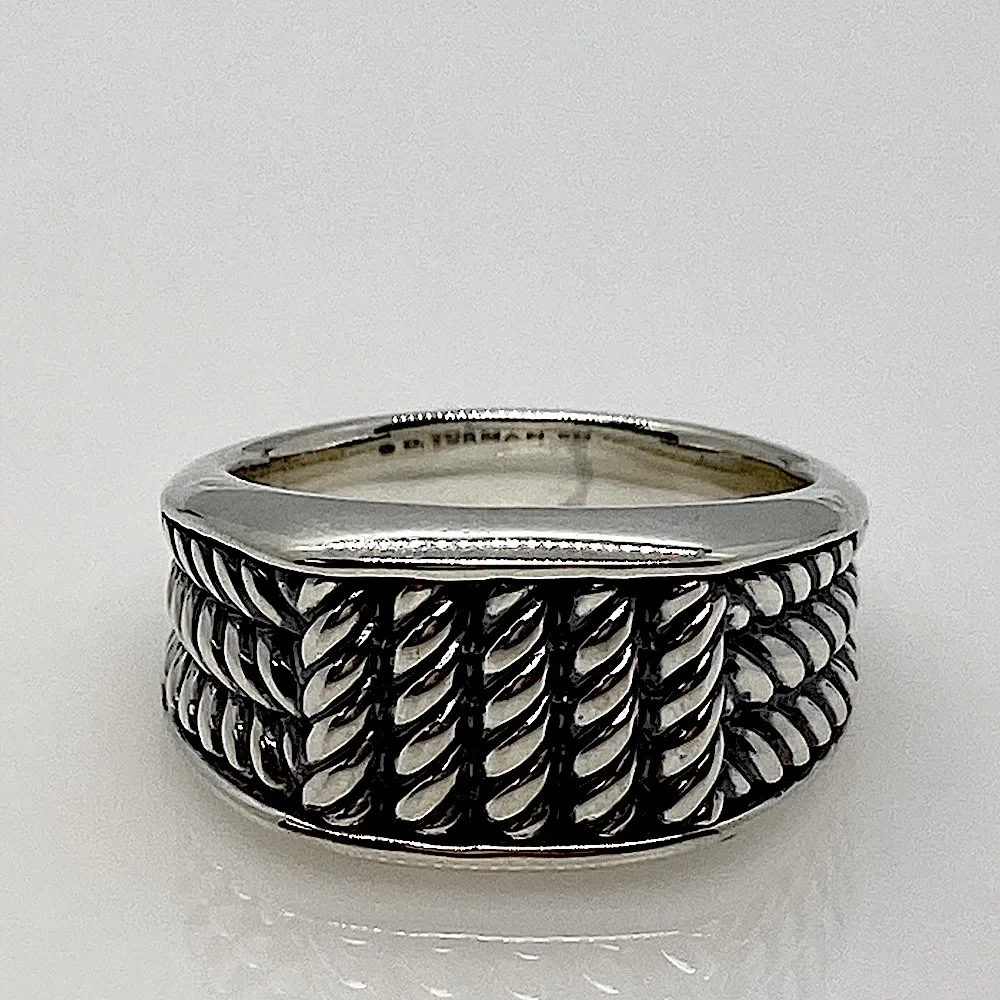DAVID YURMAN Maritime 3 Rope Sterling Silv… - Picture 1 of 5
